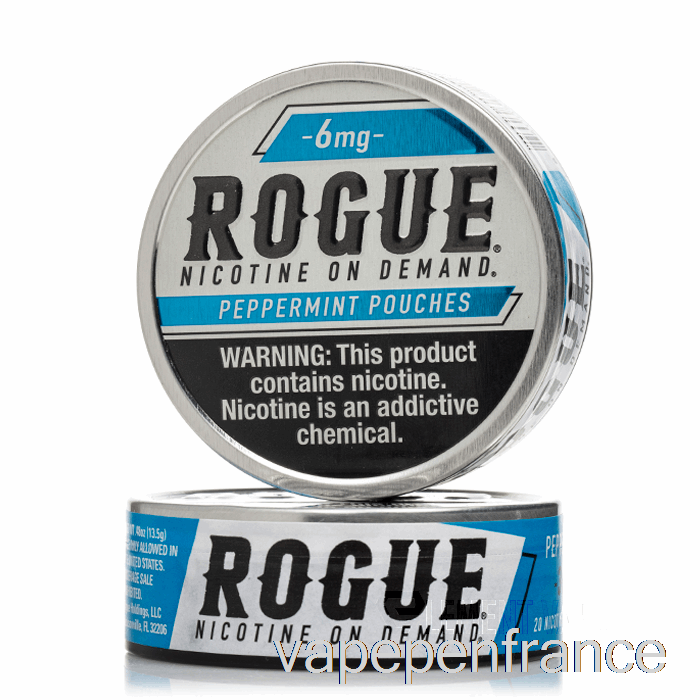Sachets De Nicotine Rogue - Stylo Vape Menthe Poivrée 3 Mg (paquet De 5)